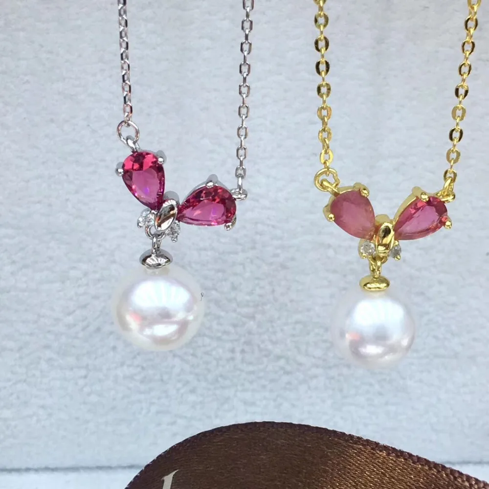 

Autumn Jewelry 925 Silver Necklace Chain with Pendant Findings Component Jewelry Parts Fittings for Pearls Corals Jades Stones