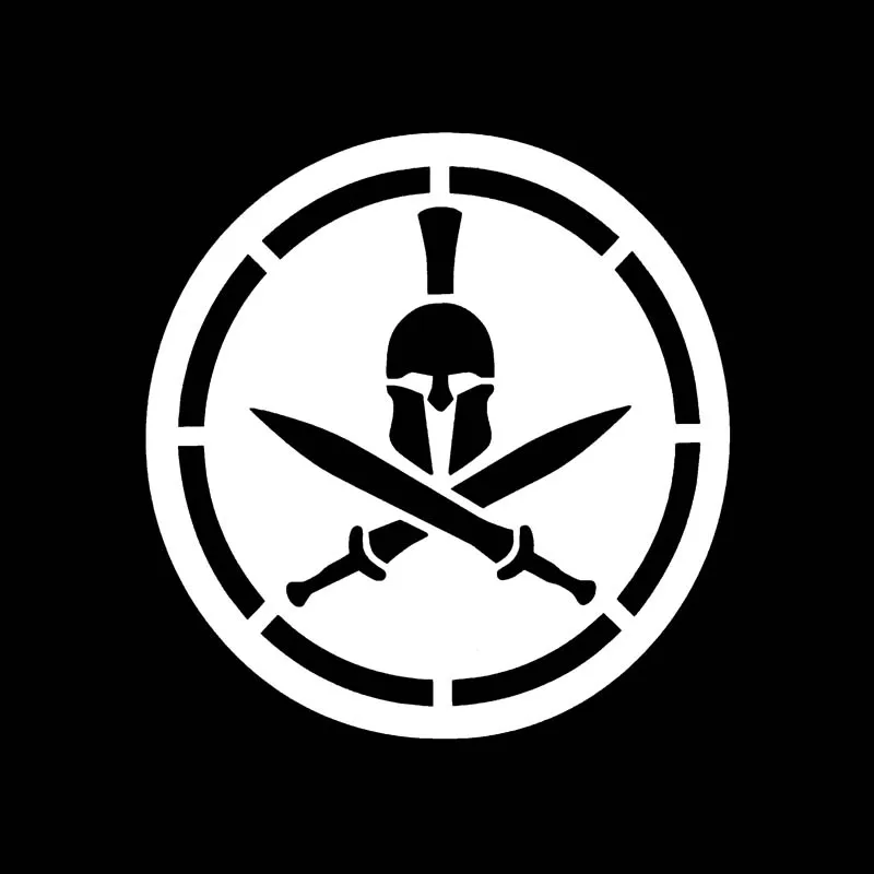 YJZT 11 5 см * персональная виниловая наклейка автомобильная Spartan Molon Labe