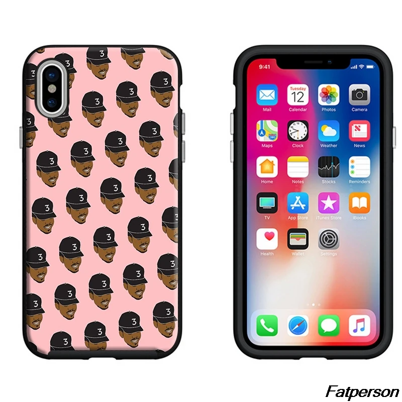 Chance the Rapper черный мягкий силиконовый чехол для телефона из ТПУ Apple iPhone X 8 8plus 7 7plus 6