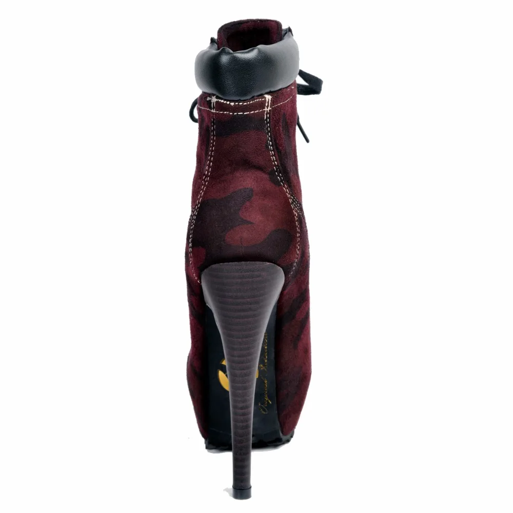 Оригинальные Модные женские ботильоны с закругленным носком на тонком высоком