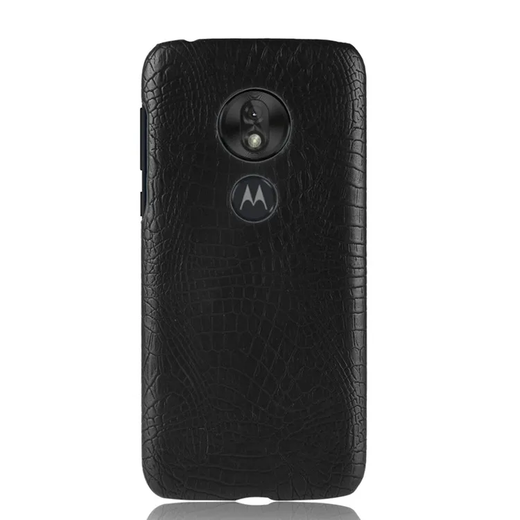 Black Кожаный крокодиловый узор Новое поступление для Motorola Moto G7 G 7 Plus Play power чехол Ретро Роскошный крокодиловый Чехол чехол для телефона - Цвет: Black