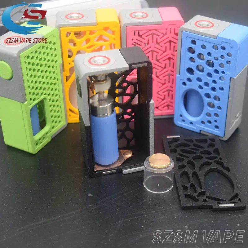 Fogger xbox Mechanical Squonk Box mod с QP KALI V2 RDA kit 8 мл силиконовая бутылка 18650 20700 батарея Автоматическая регулировка Vape Mod