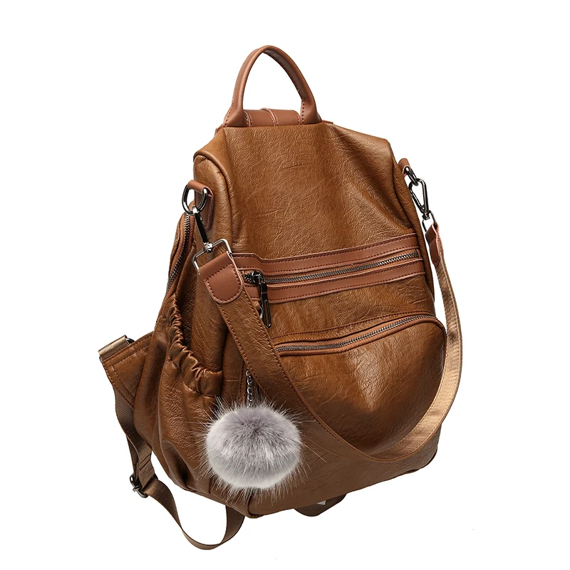 Vento Marea Women Backpack 2018 PU Leather School Bags For Girl Mochila Feminina Laptop Bookbag Travel Backpacks Sac A Dos | Багаж и сумки