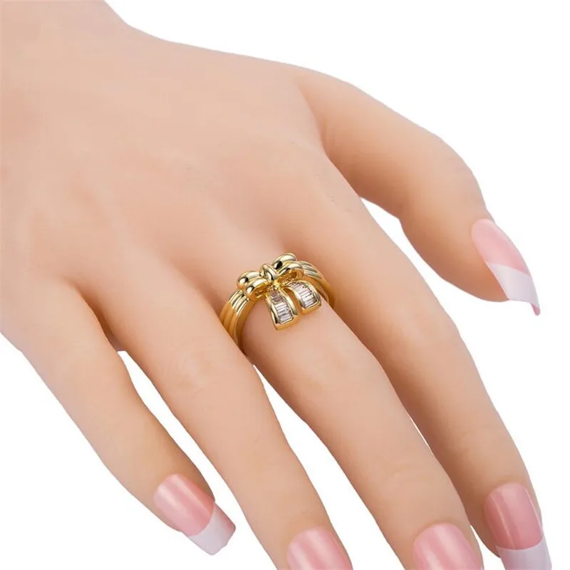 Brokenstone lovely bowknot Ring for women Jewelry fashion | Украшения и аксессуары