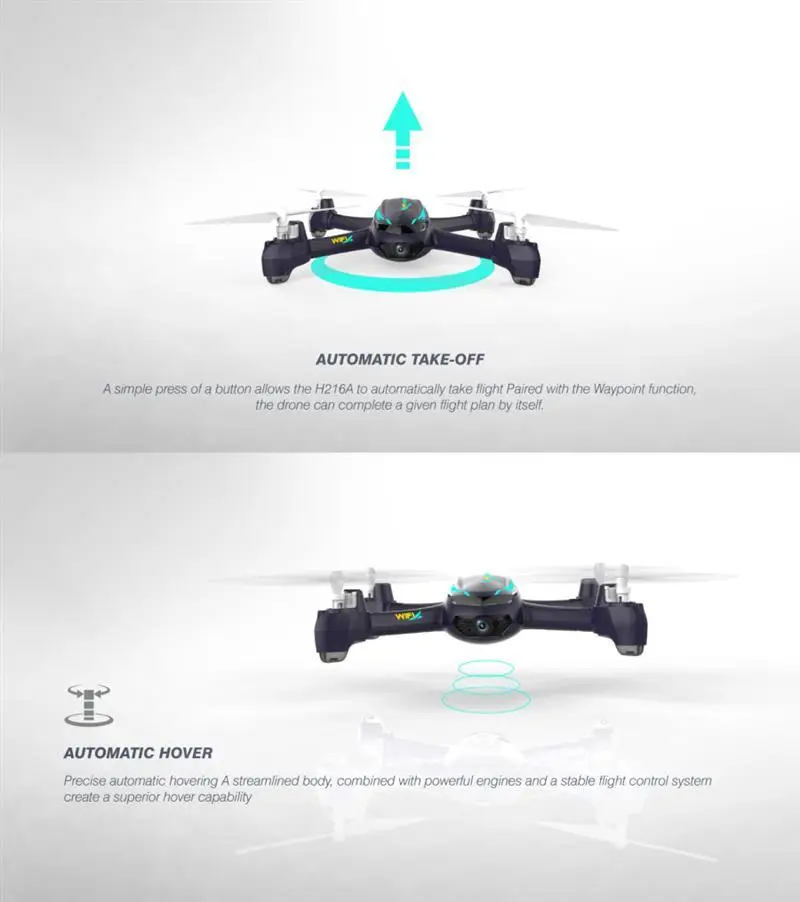 С двумя батареями) Hubsan H216A X4 DESIRE Pro WiFi FPV с камерой 1080P режим удержания высоты RC Дрон Квадрокоптер RTF
