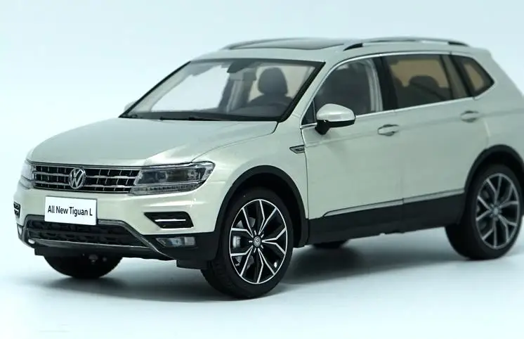 Оригинальная передовая коллекция tiguan l, игрушечный автомобиль из 1:18 сплава, высокая имитация TIGUAN L, литой металлический автомобиль