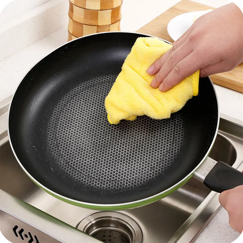 1 шт. мягкие коралловые бархатные Мультяшные Полотенца кухонные подвесные