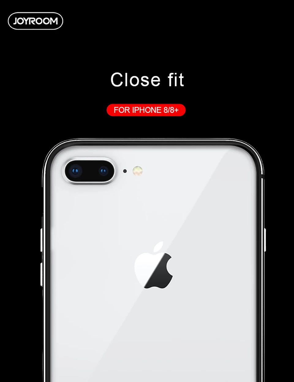 Joyroom телефон бампер чехлы для Apple iPhone 8 iPhone 8 Plus случая TPU+ PC жесткий Рамка для Iphone 8 P полная Защита Shell