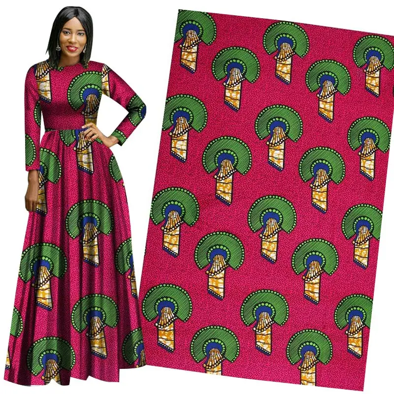 Фиолетовый гриб полиэстер батик печатная ткань с 110 г тяжелым геометрическим