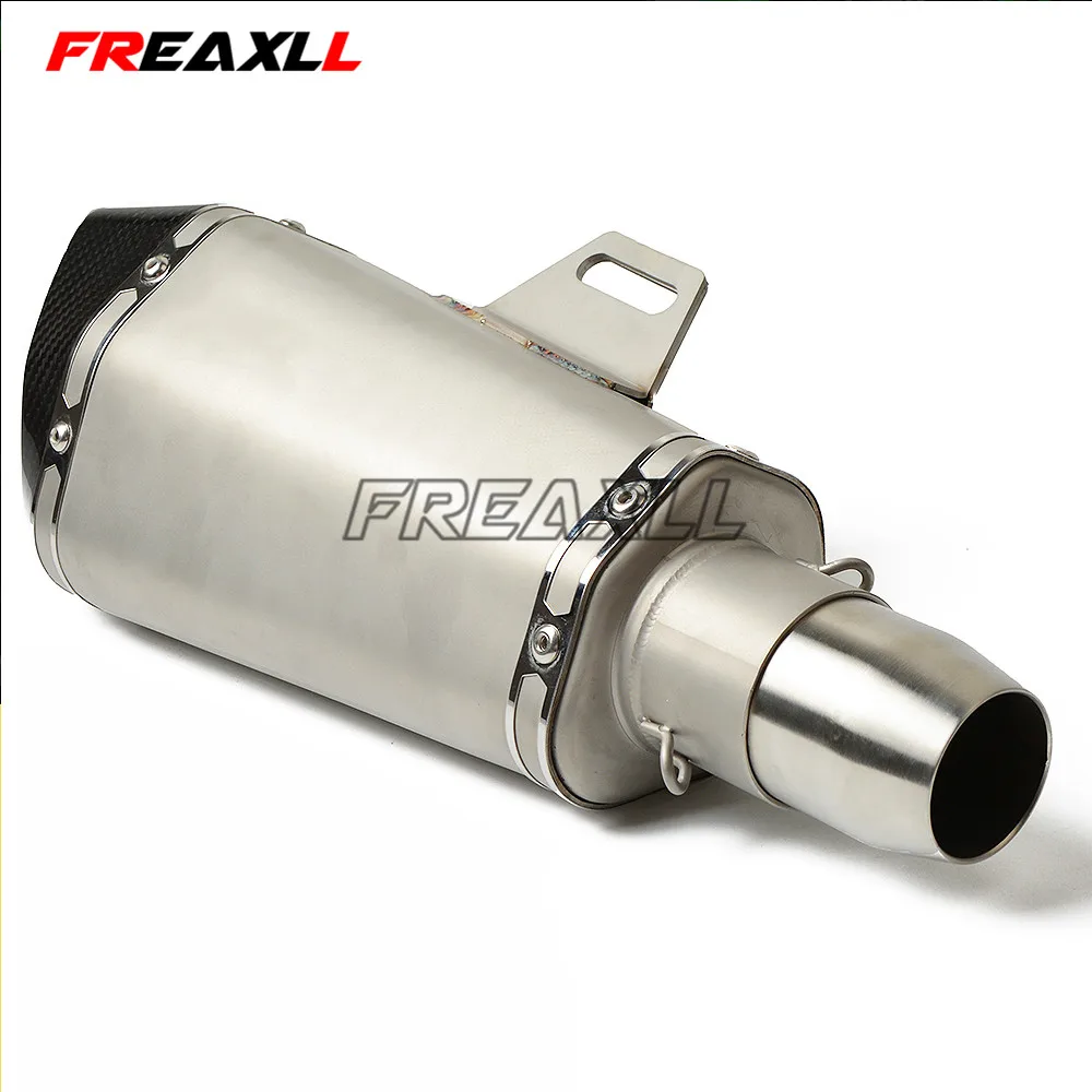 Выхлопной глушитель из углеродного волокна 36 51 мм для мотоцикла Kawasaki NINJA 250R 300 ER6 650