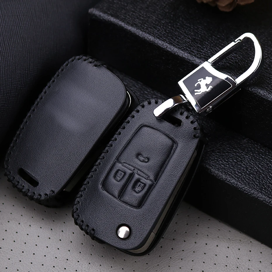 Модный черный кожаный чехол для ключей Opel Astra Corsa Antara Meriva Zafira ASTRA J Mokka Insignia Chevrolet |