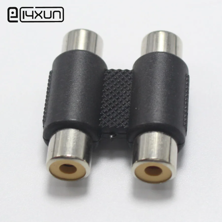 2 шт. 2Pin RCA Inline Coupler Female Plug AV Adapter F/F Коннектор to Joiner для камеры видеонаблюдения|rca