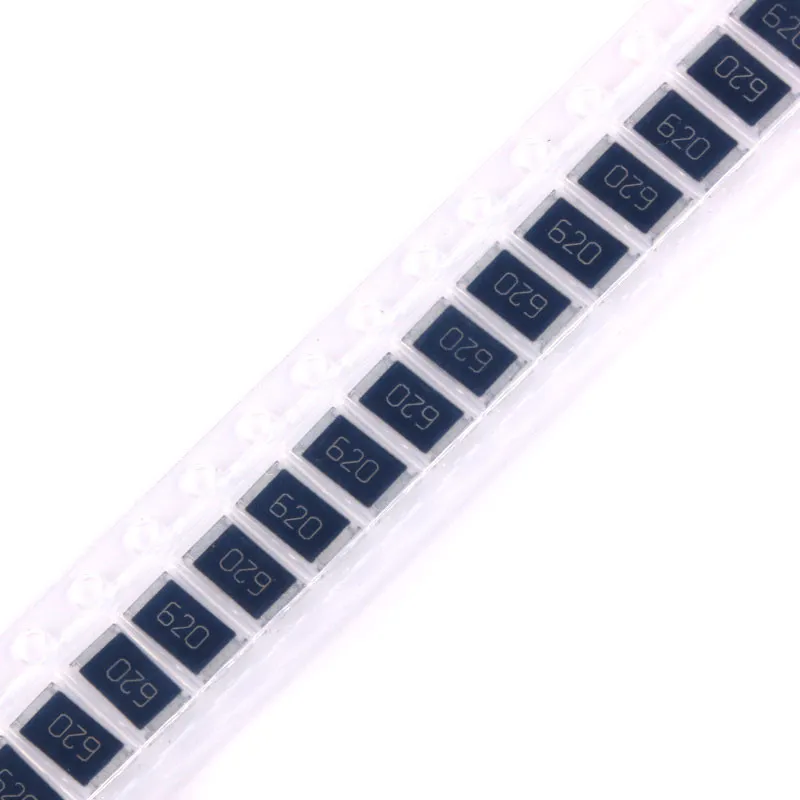50 шт. 2512 SMD чип резистор 62 Ом 62R 620 1 Вт 5% Пассивные компоненты резисторы