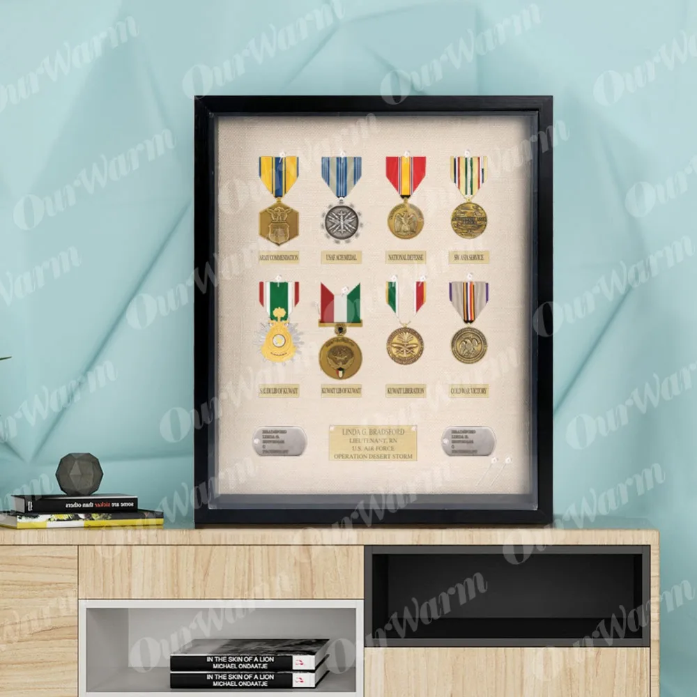 OurWarm 16x1" деревянная фоторамка с льняной доской коробки с тенями 3D витрина на память искусство свадьба DIY семейная рамка домашний декор