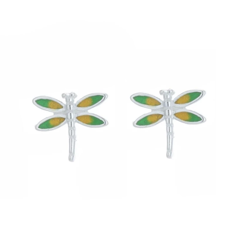 Модные женские серьги-гвоздики в Корейском стиле из стерлингового серебра 925