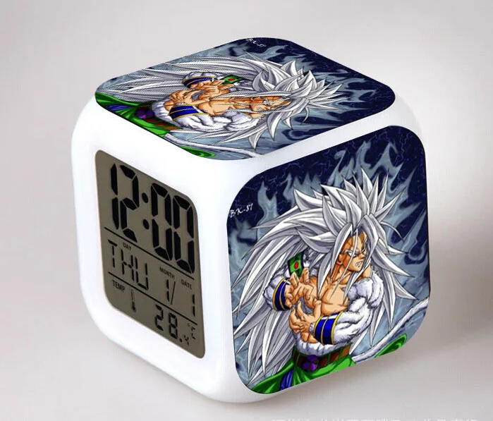 39 Аниме фигурки Dragon Ball z светодиодный цветной сенсорный светильник Супер Saiyan God супер Гоку Вегета будильник ПВХ Супер Figma детские игрушки - Цвет: 39