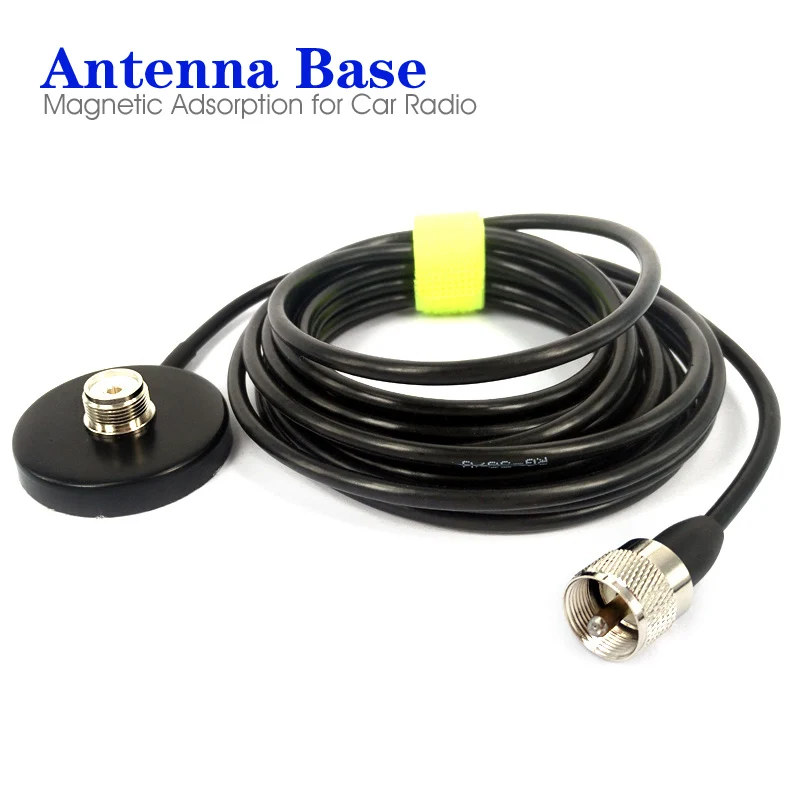 Магнитный кронштейн для магнитной антенны автомобильного радио 5 м UHF PL259 SO239 |