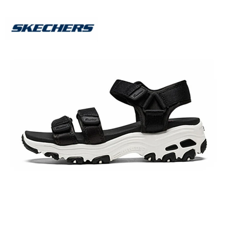Босоножки Skechers D'lites женские на платформе сандалии среднем каблуке прогулочная