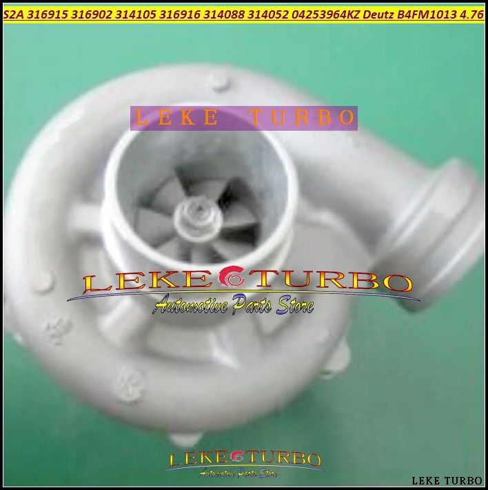 Турбокомпрессор S2A 314280 314442 316915 04253964KZ 4205630KZ 04205625KZ для промышленного грузовика Deutz