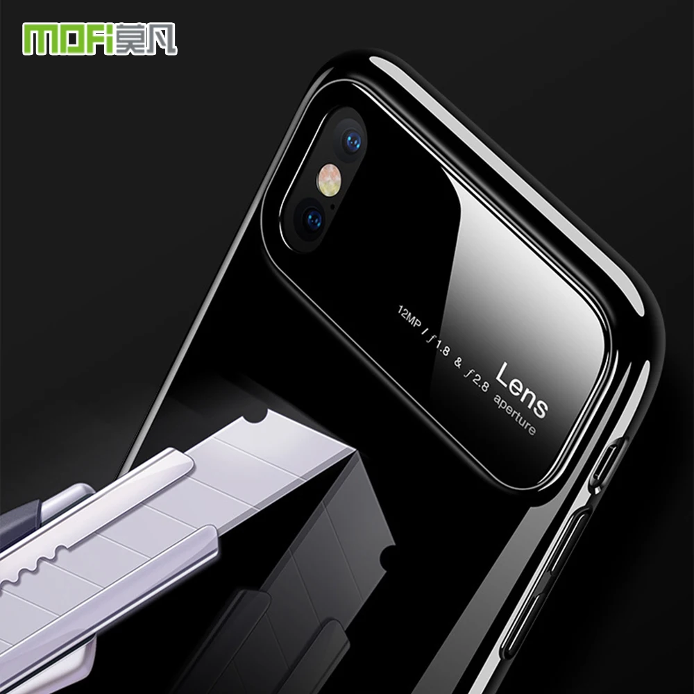 Оригинальный защитный чехол накладка MOFi из высокоалюминия для iPhone X с защитой от