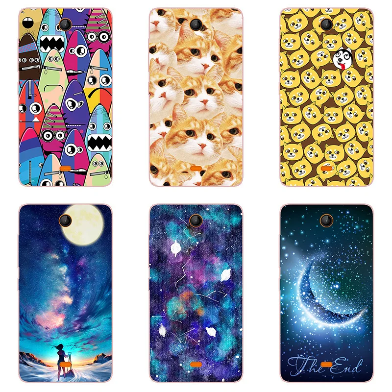 For Microsoft Nokia Lumia 430 Case Hard Plastic Back Cover Cases Painting Abstract Coque Patterned Shell Skin |