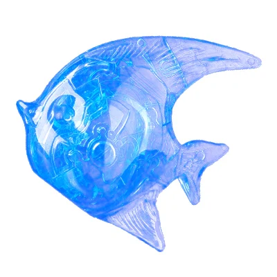 Fish Новинка, 3D Хрустальные пазлы, панда, животные, дельфин, лебедь, Медведь, Кролик, развивающие игрушки, рождественский подарок для детей, подарок на год - Цвет: Fish