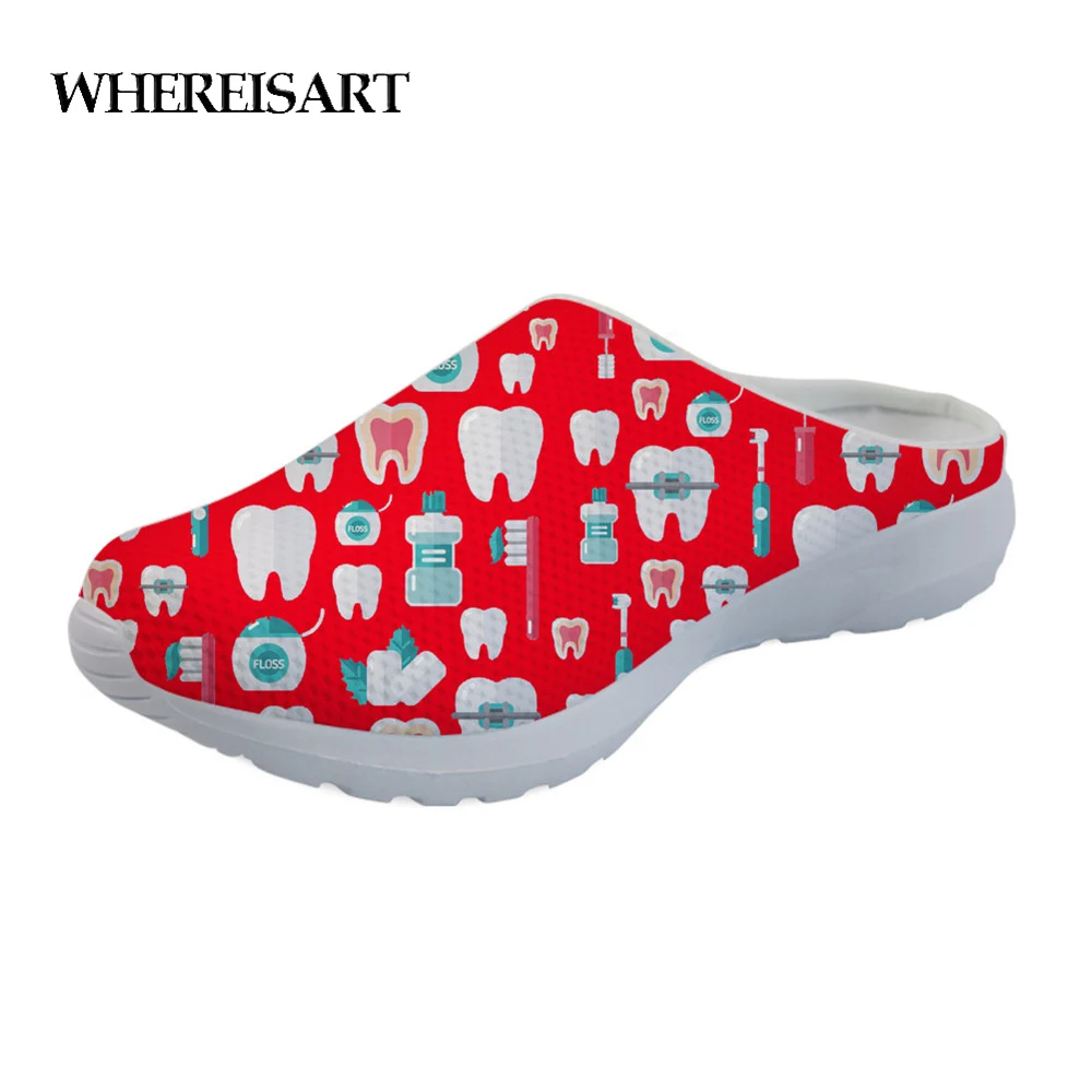 Женские сетчатые сандалии с 3d рисунком на плоской подошве|Тапочки| |