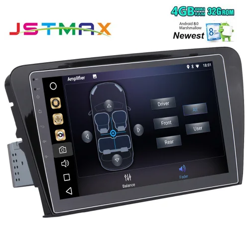 JSTMAX 10 2 &quotAndroid 8 0 автомобиля gps радио плеер для Skoda Octavia 2014 2015 2016 2017 с Octa Core 4 Гб + 32 ГБ