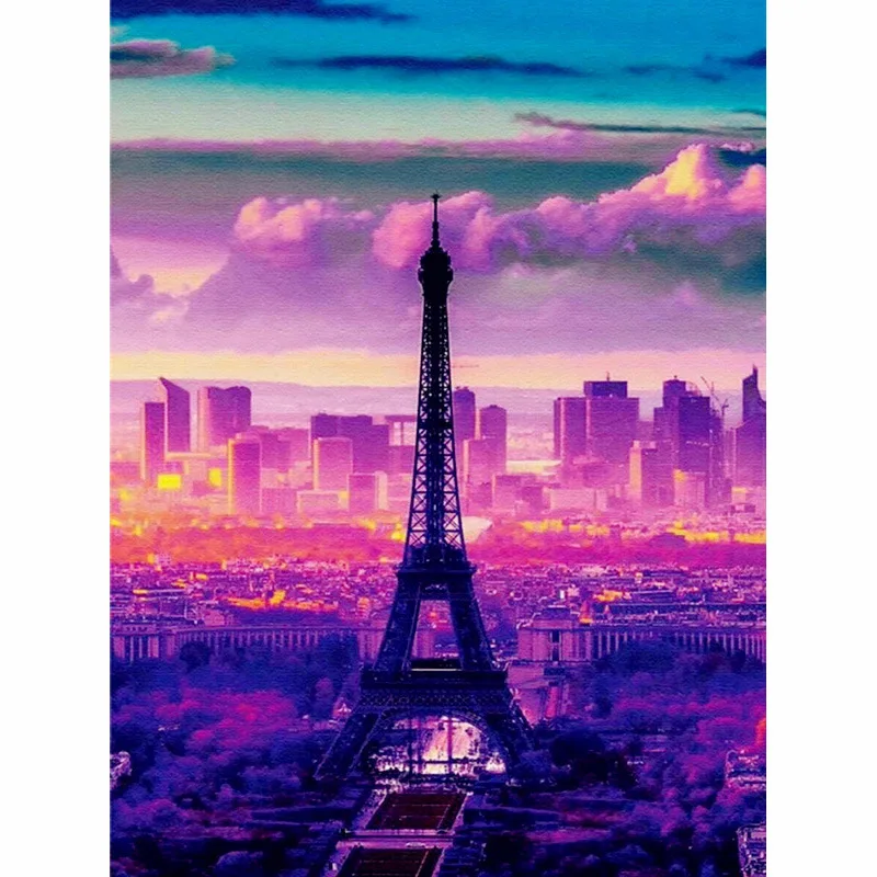 5D DIY Алмазная картина с башней крестиком вышивка пейзаж полный квадрат/круглые