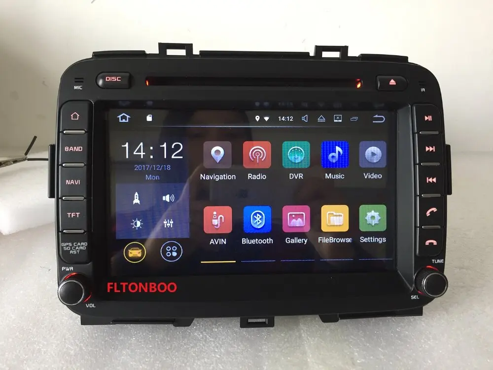 8 &quotAndroid 7 1 для kia carens 2013 2014 2015 2din DVD плеер gps навигации wi fi радио bluetooth руль