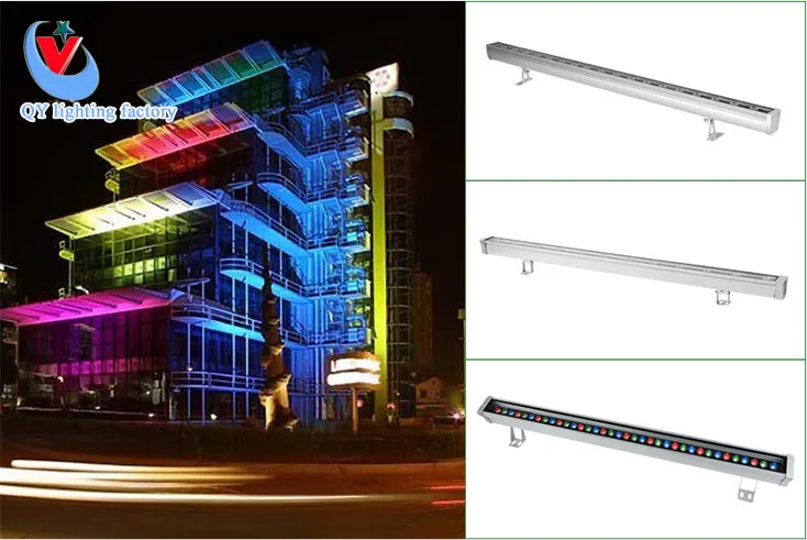 6 шт./лот DMX512 Светодиодный точечный светильник светодиодный настенный светильник для мытья 9W12W15W18W24W30W RGB Ландшафтные линии квадратный прожектор напольный светильник