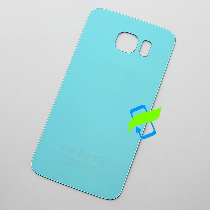Новая задняя Батарея крышка Стекло дверные замки для samsung Galaxy S6 Edge Plus G920F G925F G928F чехол для задней части телефона для samsung S6 Edge