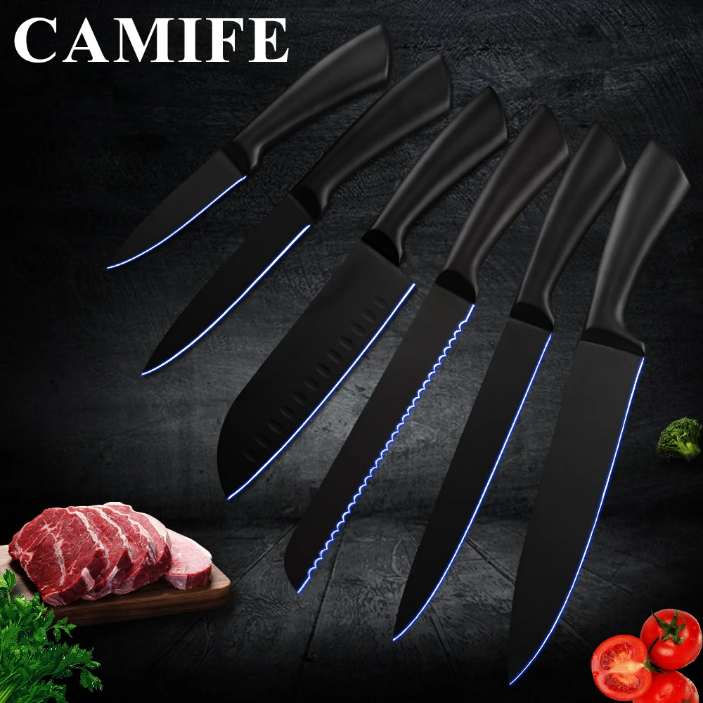 Высококачественные кухонные ножи из нержавеющей стали аксессуары для очистки