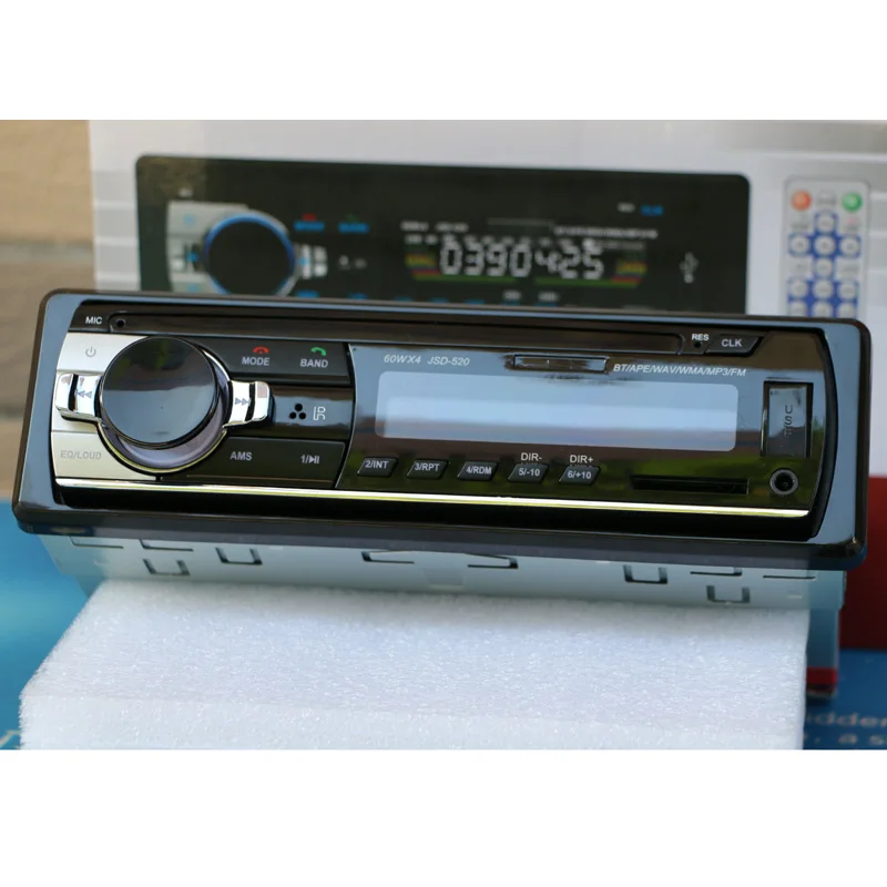 Горячая 12V Bluetooth Стерео FM Радио MP3 аудио плеер 5V зарядное устройство USB SD AUX Авто
