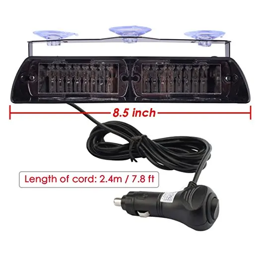 Автомобиль 16 светодиодный красный/голубой/белый W светодиодные авто S2