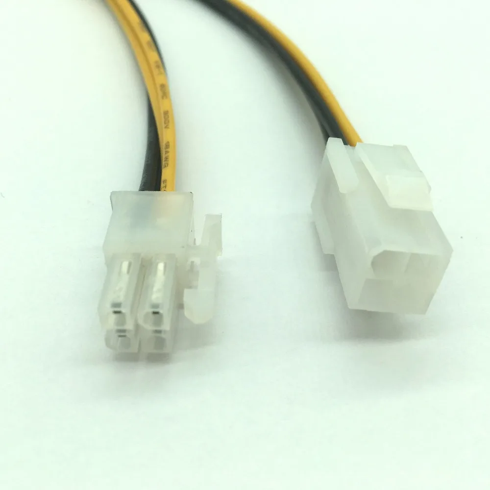 8 ATX 12 В P4 4-контактный дополнительный удлинитель для ЦПУ штекер-гнездо - купить по