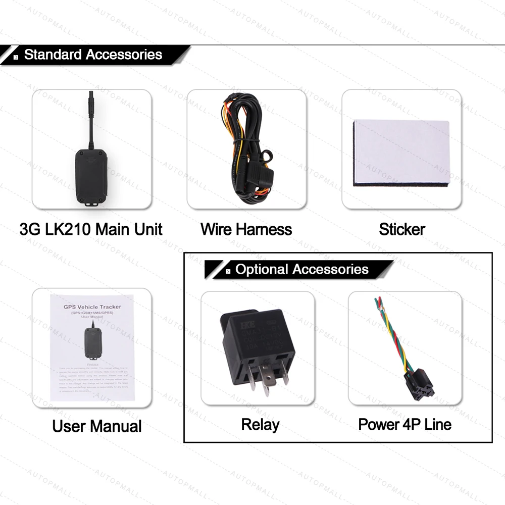 GPS трекер 3G WCDMA GSM устройство для отслеживания автомобиля локатор