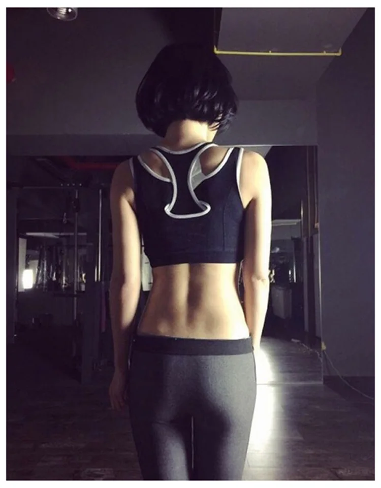 Без стального кольца спортивный бюстгальтер для бега ударопрочный тонкий раздел