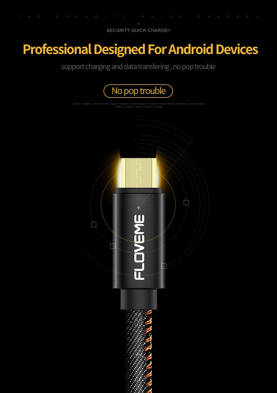 FLOVEME Denim Micro USB кабель для samsung Galaxy S6 S7 edge Быстрая зарядка шнур для huawei Xiaomi Redmi зарядка мобильного телефона Cabos