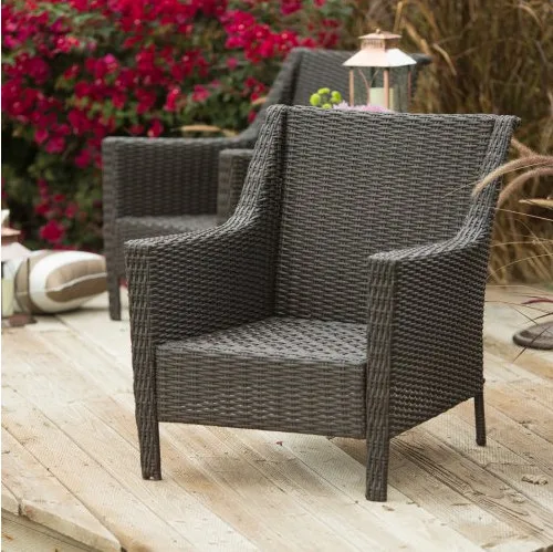 Прямая продажа с завода Современная Садовая уличная плетеная мебель стул для