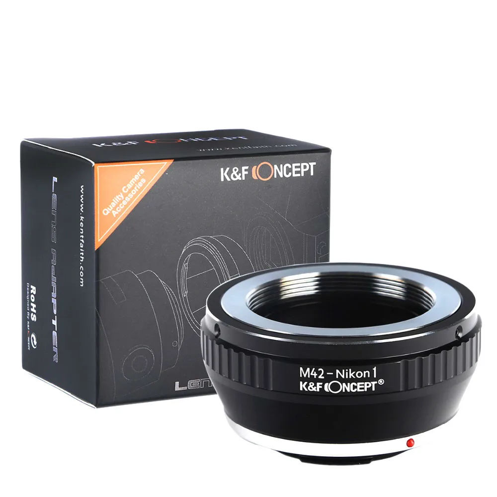 K&ampF Concept Адаптер переходное кольцо для M42 Объектив на Nikon 1 Mount Камеров Переходное