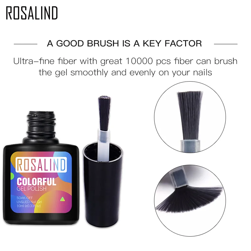 Гель-лак для ногтей ROSALIND 10 мл | Красота и здоровье
