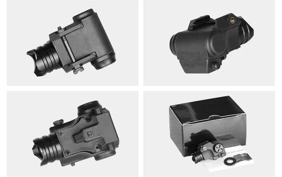 Компактный пистолет с фонариком 20 мм Picatinny Rail Airsoft тактический светодиодный мини белый свет для Glock 17 19 18C 24