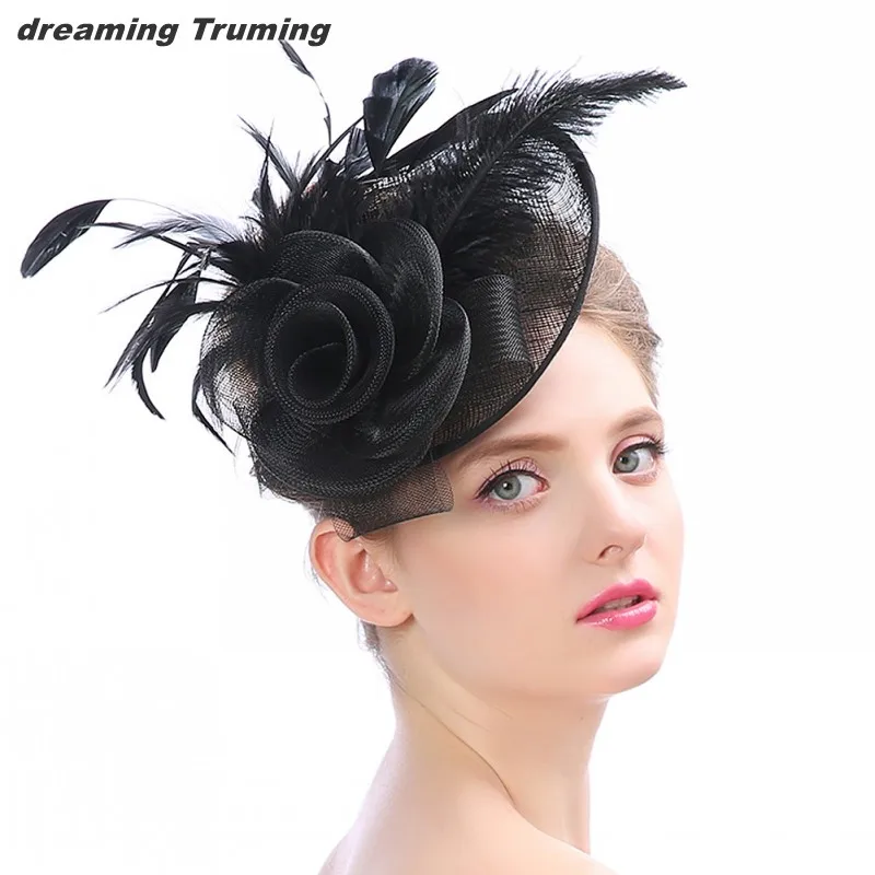 Европейские вуалетки для свадьбы шляпа с перьями ручная работа свадебная вуаль