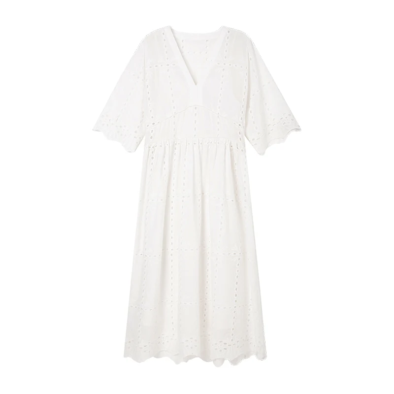 Платье для беременных платье большого размера с треугольным вырезом летняя