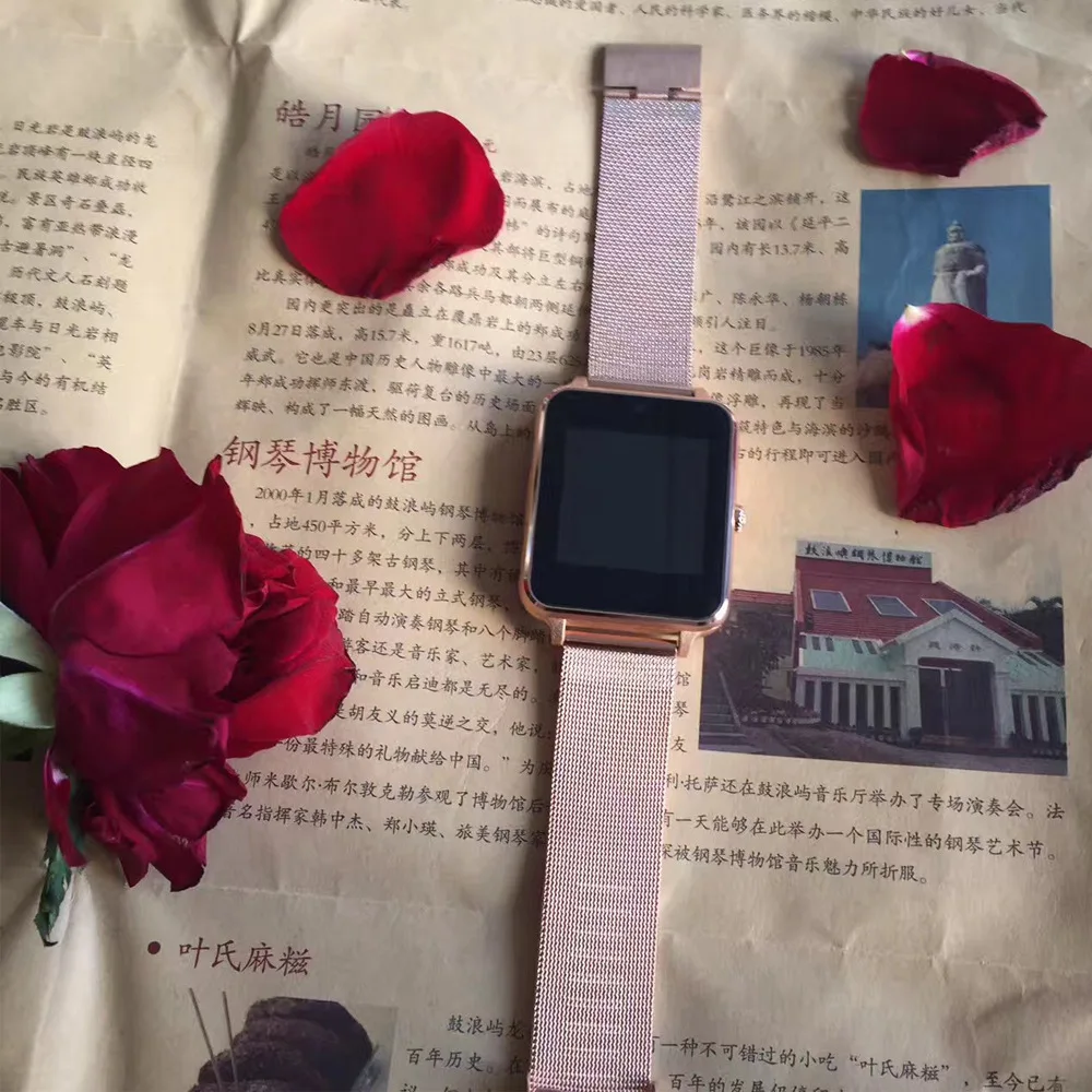 Смарт-часы Android GT08 часы со слотом для sim-карты Push Message Bluetooth подключение Android телефон PK DZ09 Smartwatch Z60