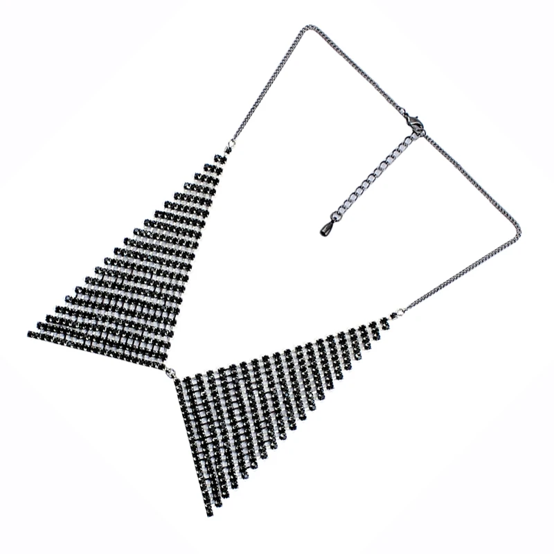

Fashion Collar Type Claw Chain Trendy Rhinestone Necklace