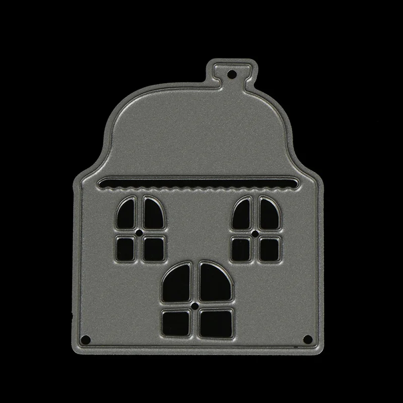 Рождественский дом замок металлические режущие штампы для DIY Скрапбукинг