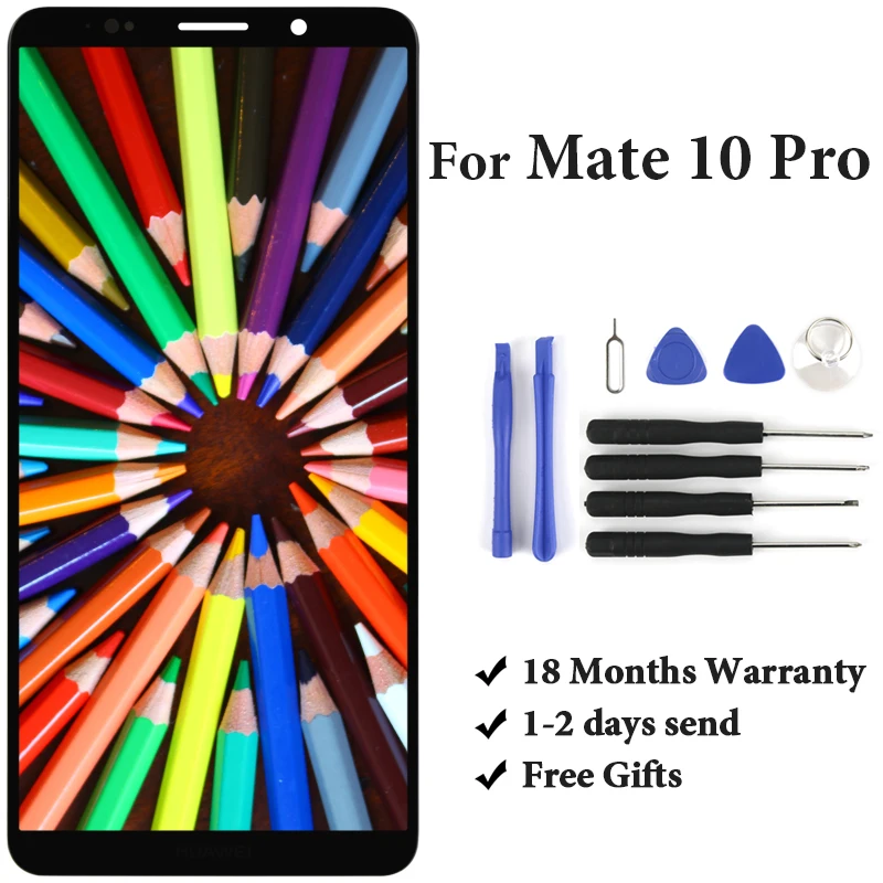 

Сменный ЖК-дисплей с сенсорным экраном для Mate 10 Pro LCD с инструментами 6'