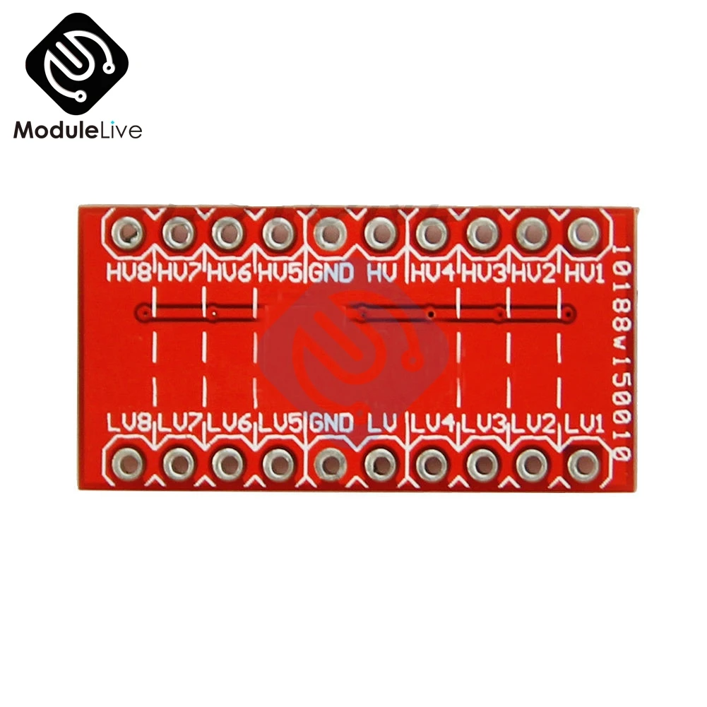 

2PCS I2C IIC 8 Channel Logic Level Converter Module Bi-Directional Module For Arduino Step Up 3.3V To 5V Board New